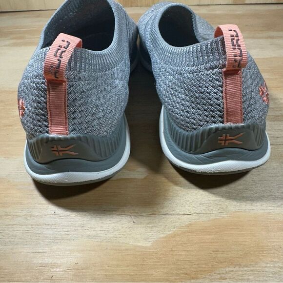 Kuru Gray Knit Slip-On Sneakers Women’s Size 10.5 - Picture 6 of 8